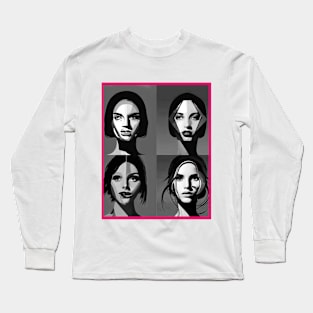 Portrait of Women Long Sleeve T-Shirt